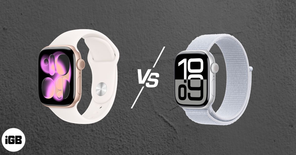 Apple Watch Series 11 vs. Series 10