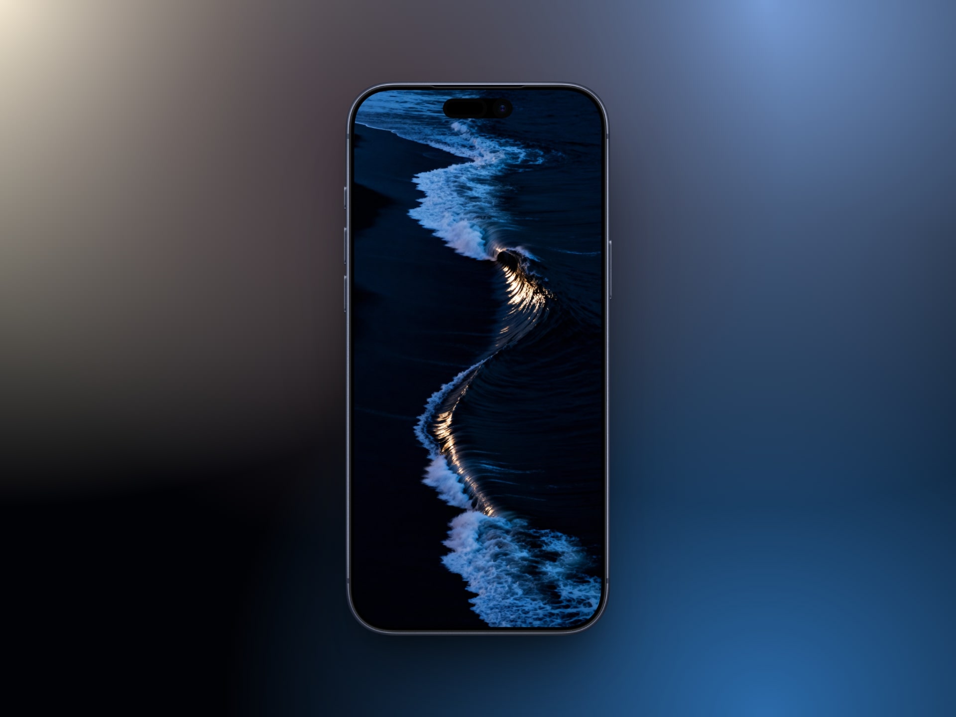 Beautiful seaside landscape   depth effect wallpaper