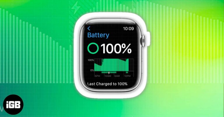 Check Your Apple Watch Battery Life