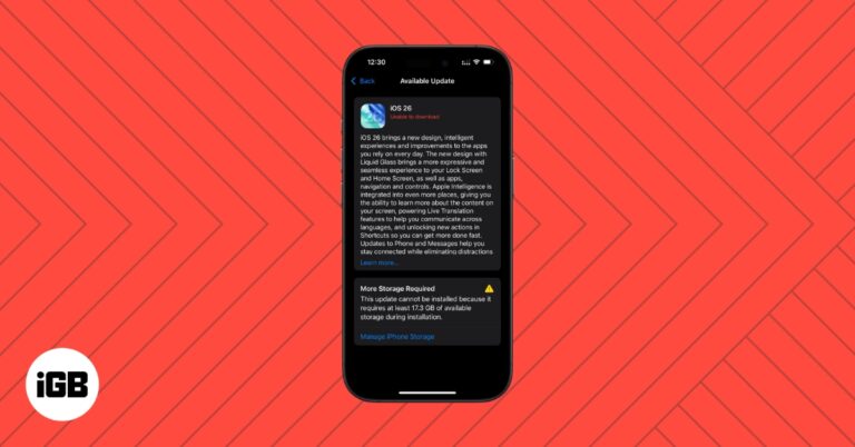 How to Fix Unable to Install iOS 26 Update on iPhone