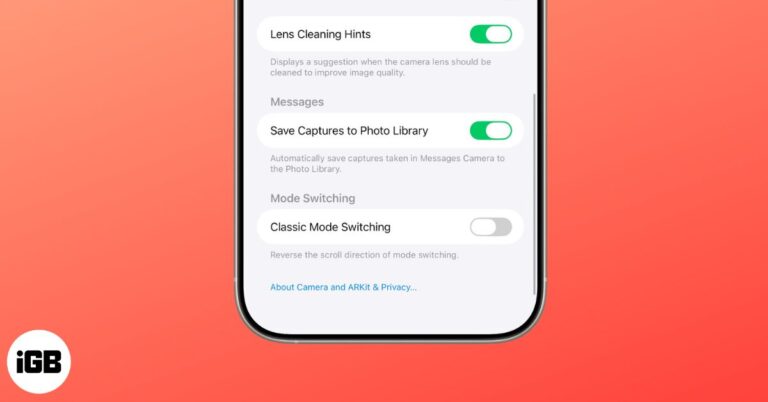 How to Turn Lens Cleaning Hints On or Off on iPhone