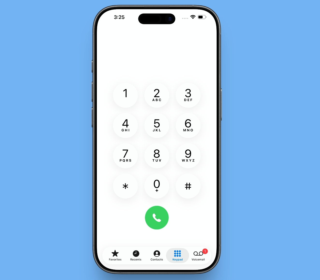 Phone app in ios 261