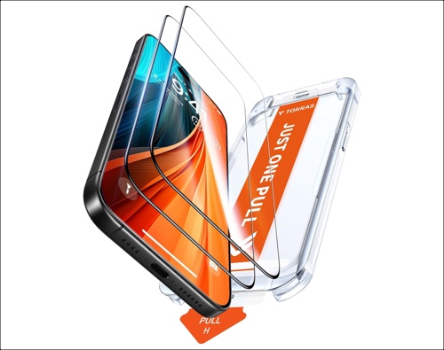 Torras 2 pack for iphone air screen protector