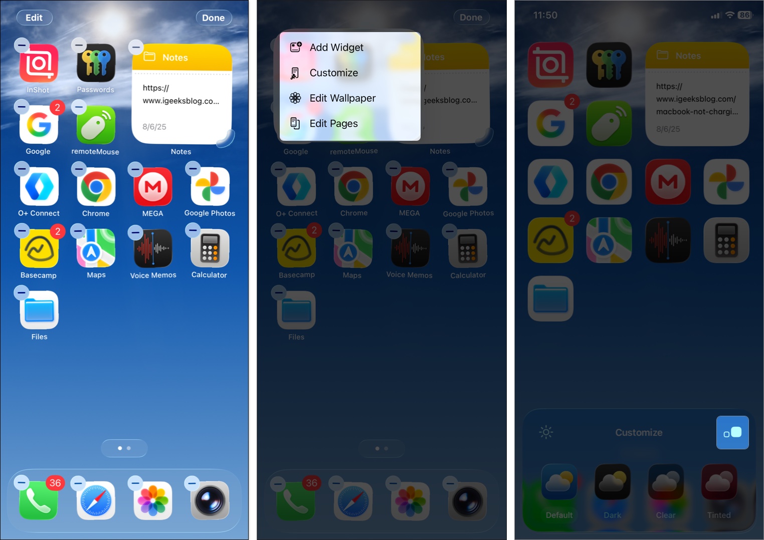 Change app icon size