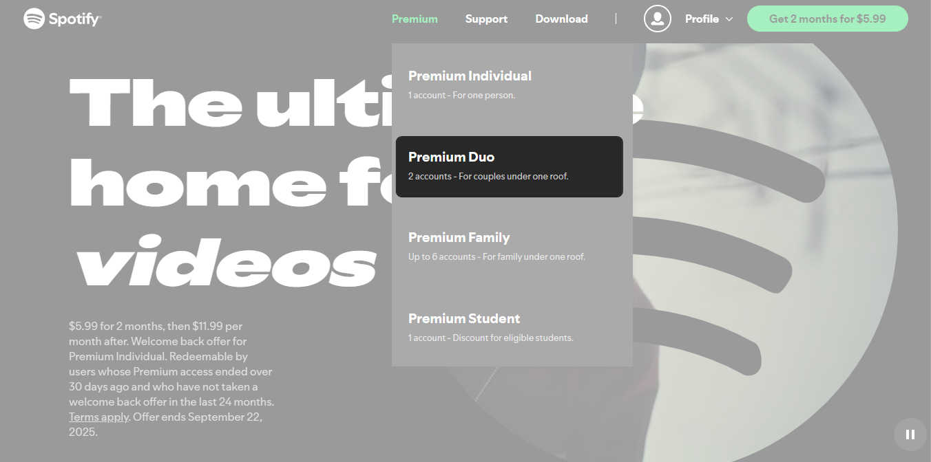 Choose premium according to requirement
