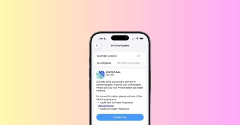 iOS 261 Beta 1 Features
