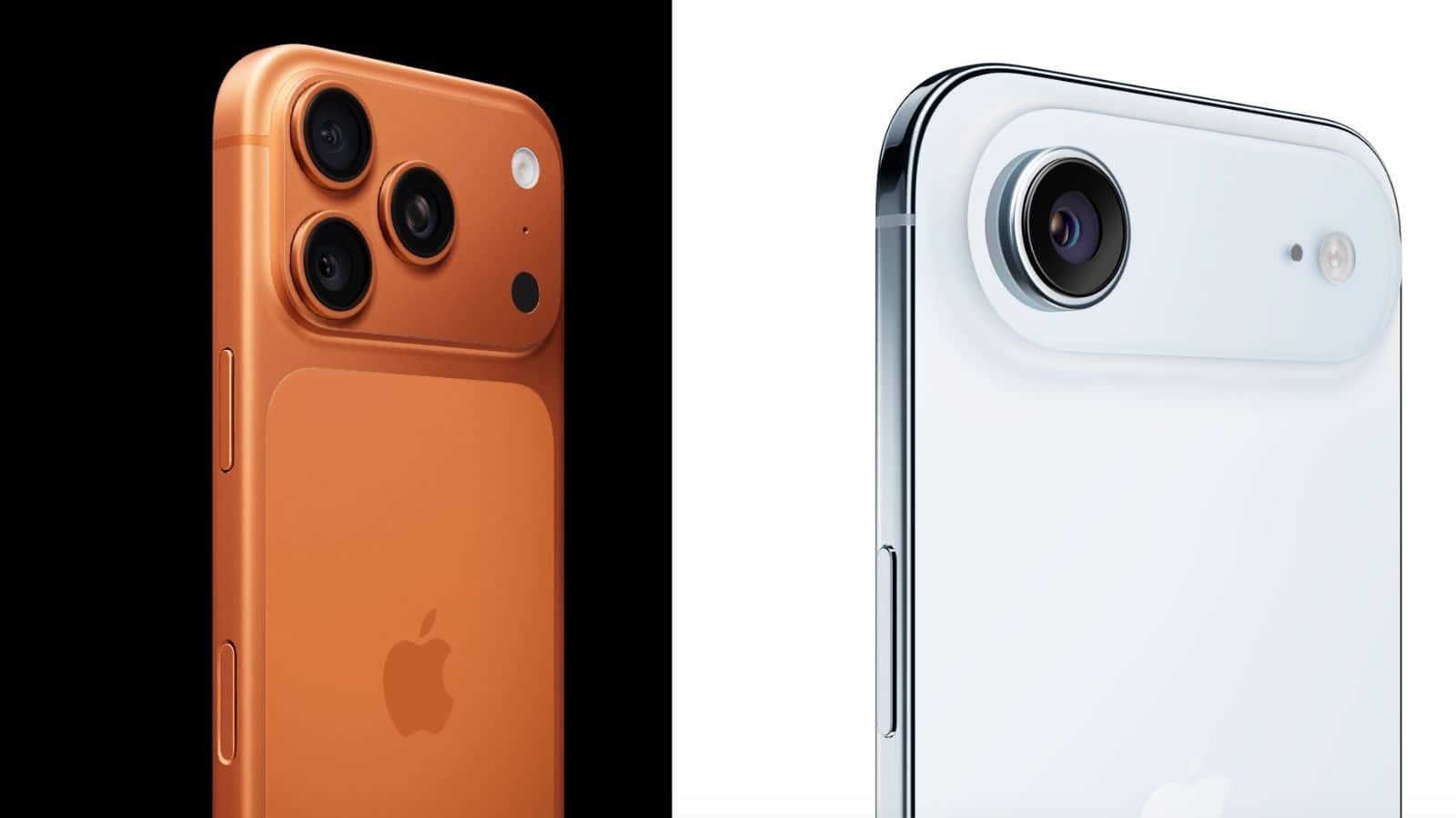 Iphone air and iphone 17 pro design