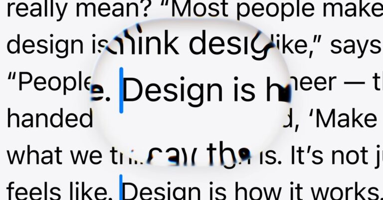Design is how it works