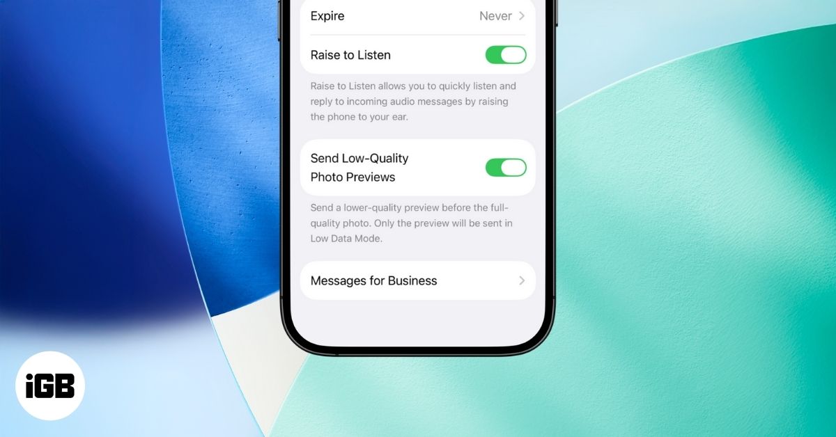 How to Make Sending Photos Faster in iMessage in iOS 26