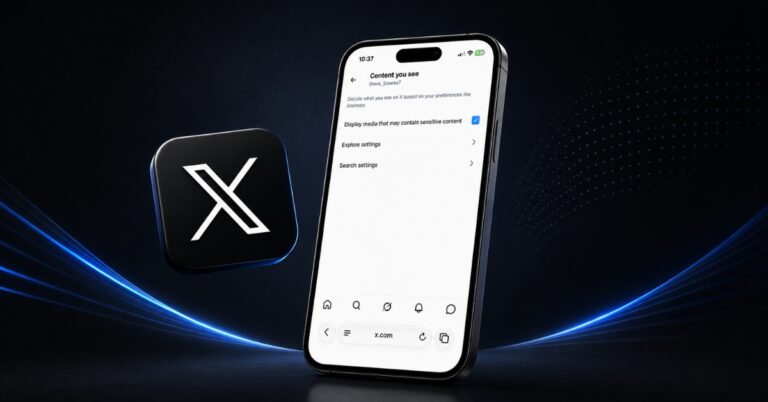 How to see sensitive content on X
