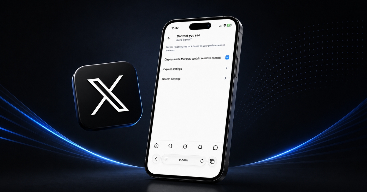 How to see sensitive content on X