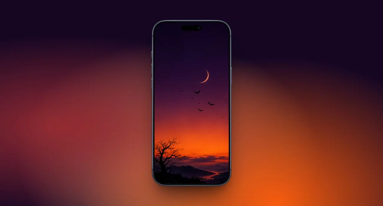 Download spooky Halloween wallpapers for iPhone in 4K – iGeeksBlog Minimalist Halloween twilight
