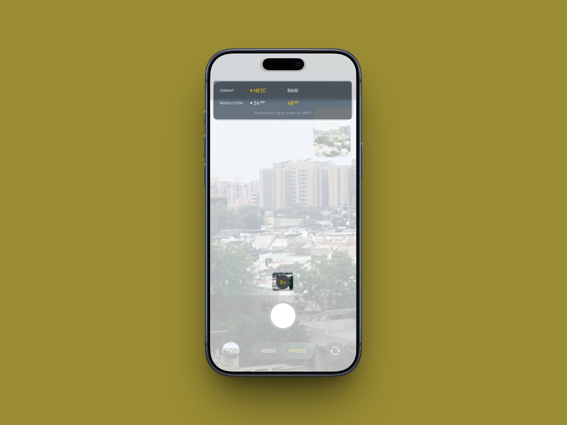 New 48mp telephoto lens