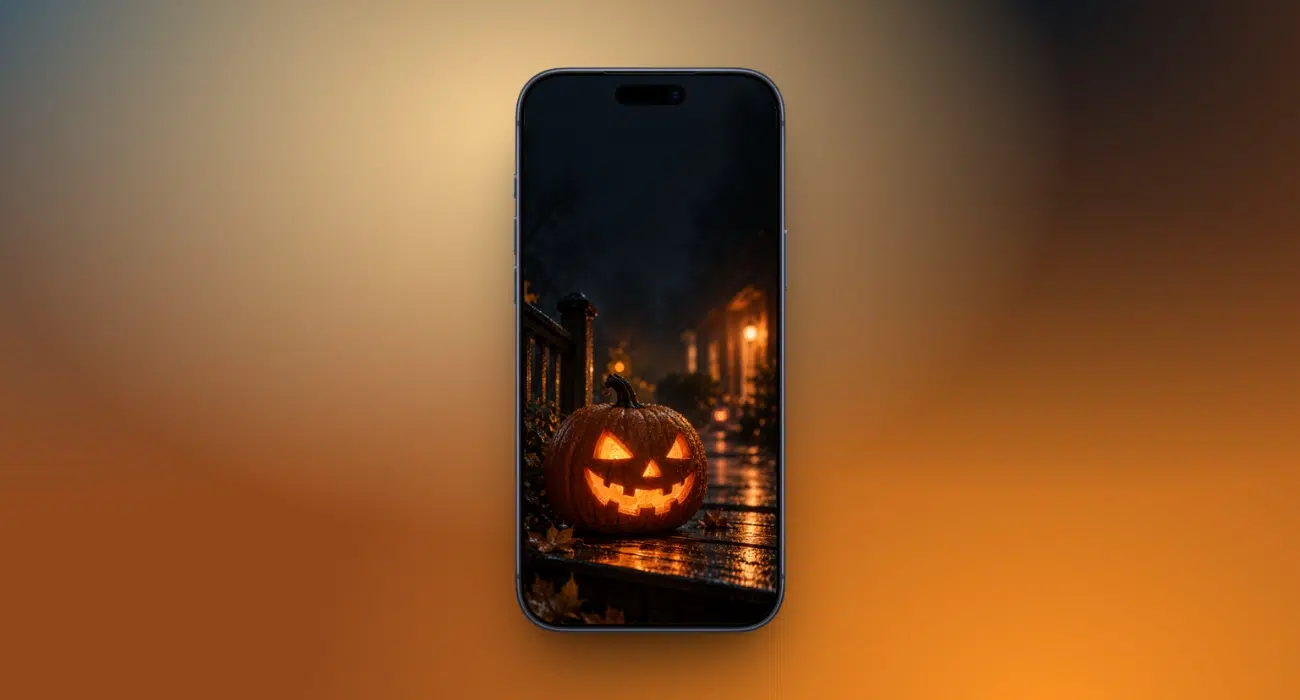 Download spooky Halloween wallpapers for iPhone in 4K – iGeeksBlog Rain-soaked Jack-o'-Lantern