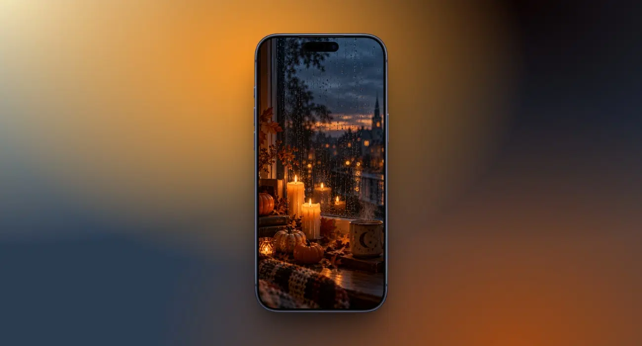 Download spooky Halloween wallpapers for iPhone in 4K – iGeeksBlog Rainy autumn candlelight