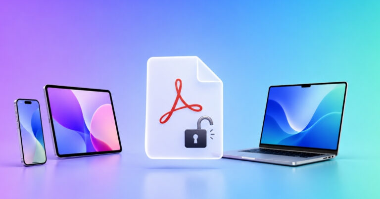 Remove Password From PDF on iPhone iPad and Mac