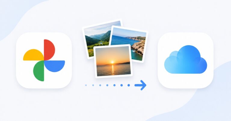 Transfer Photos From Google Photos to iCloud