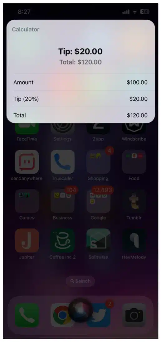 How to use the calculator app on iphone like a pro igeeksblog Use siri to calculate tips on iphone
