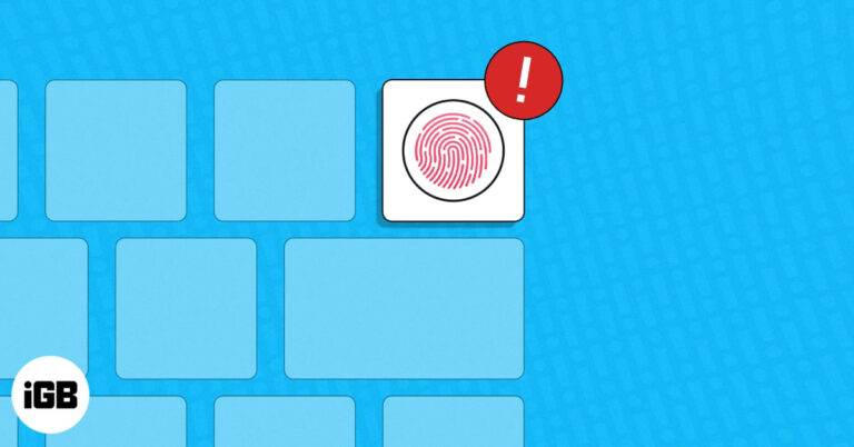 Fix Touch ID not Working on MacBook Pro