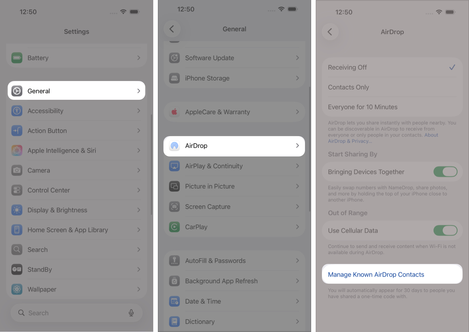 AirDrop Adds Extra Protection for Unknown Users