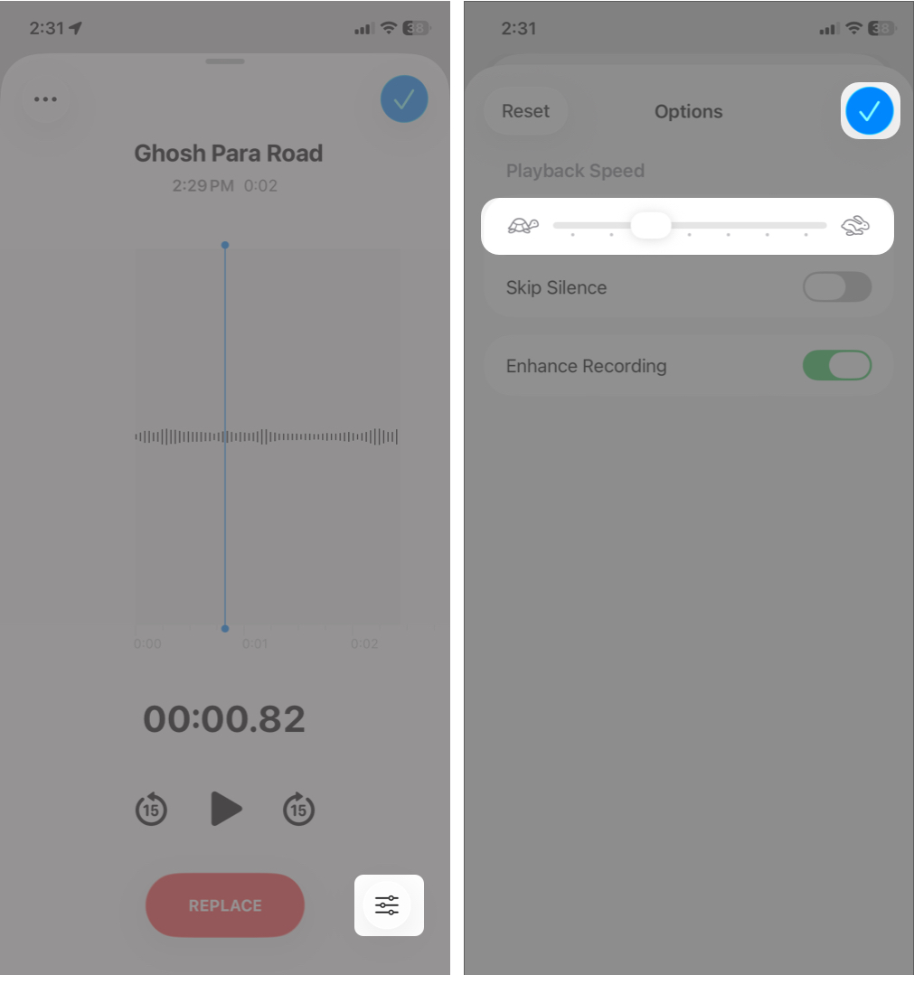 How to Record, Edit, and Share Voice Memos on iPhone in iOS 26 Change Playback Speed