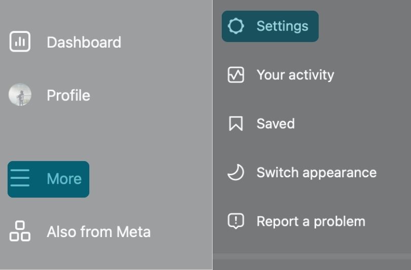 How to Download Your Instagram Data: Messages, Photos and Activity – iGeeksBlog Click the More Button And Select Settings