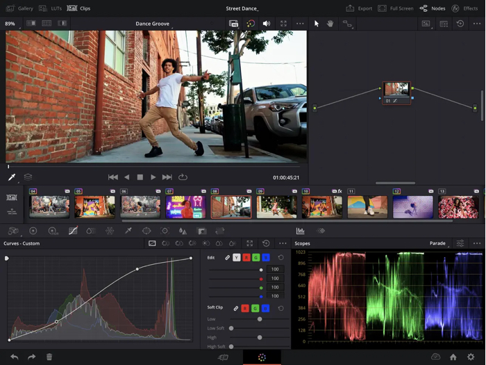 DaVinci Resolve for iPad