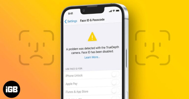 Face ID not working on your iPhone
