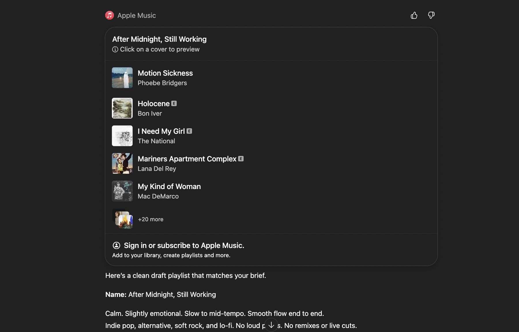 How to Use Apple Music in ChatGPT – iGeeksBlog Save songs, albums, or full playlists to your Apple Music library