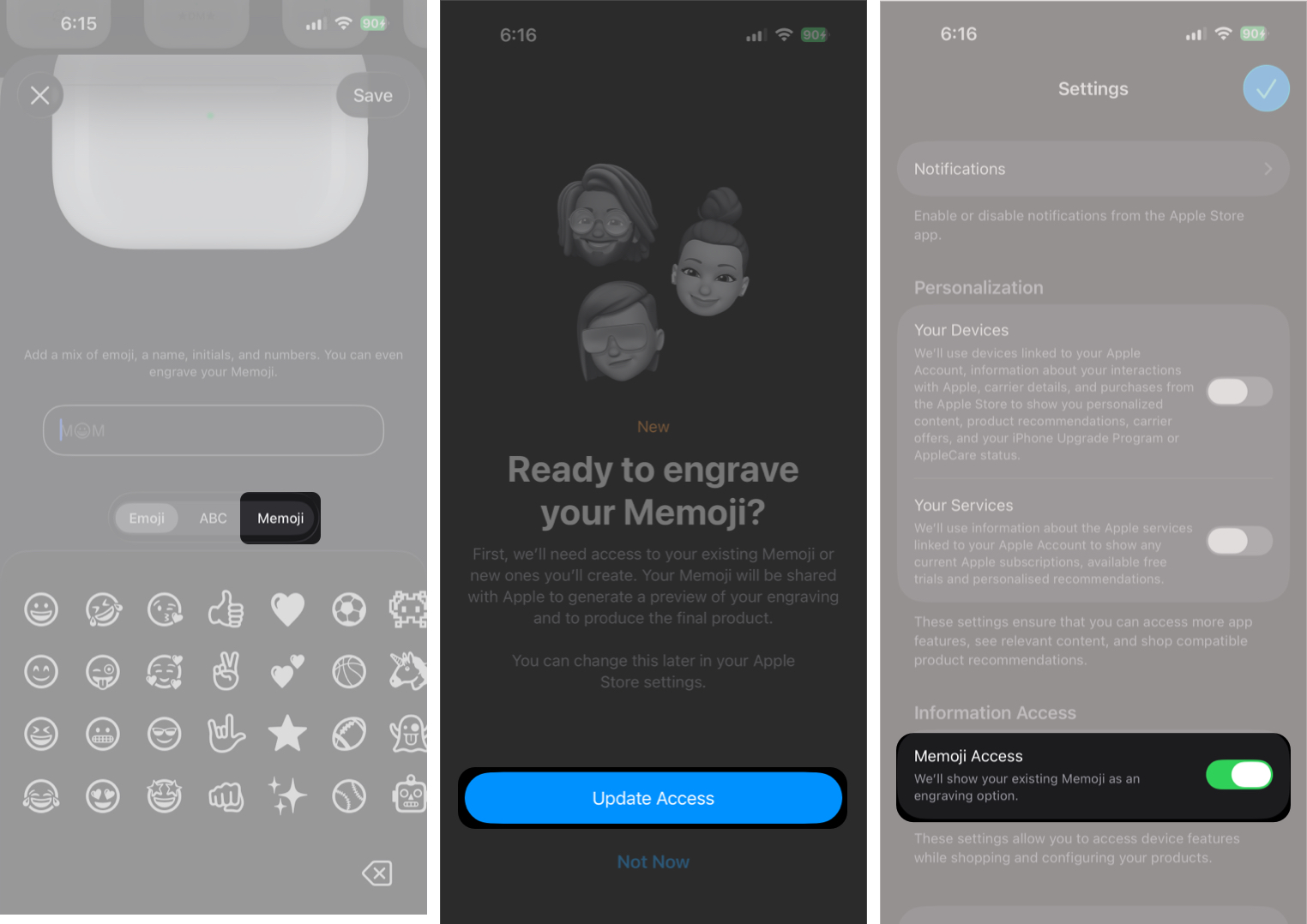 How to Engrave AirPods Cases for Free (Text, Memoji and Emojis) – iGeeksBlog Tap Add Engraving, Select The Text Bar, and switch to Memoji
