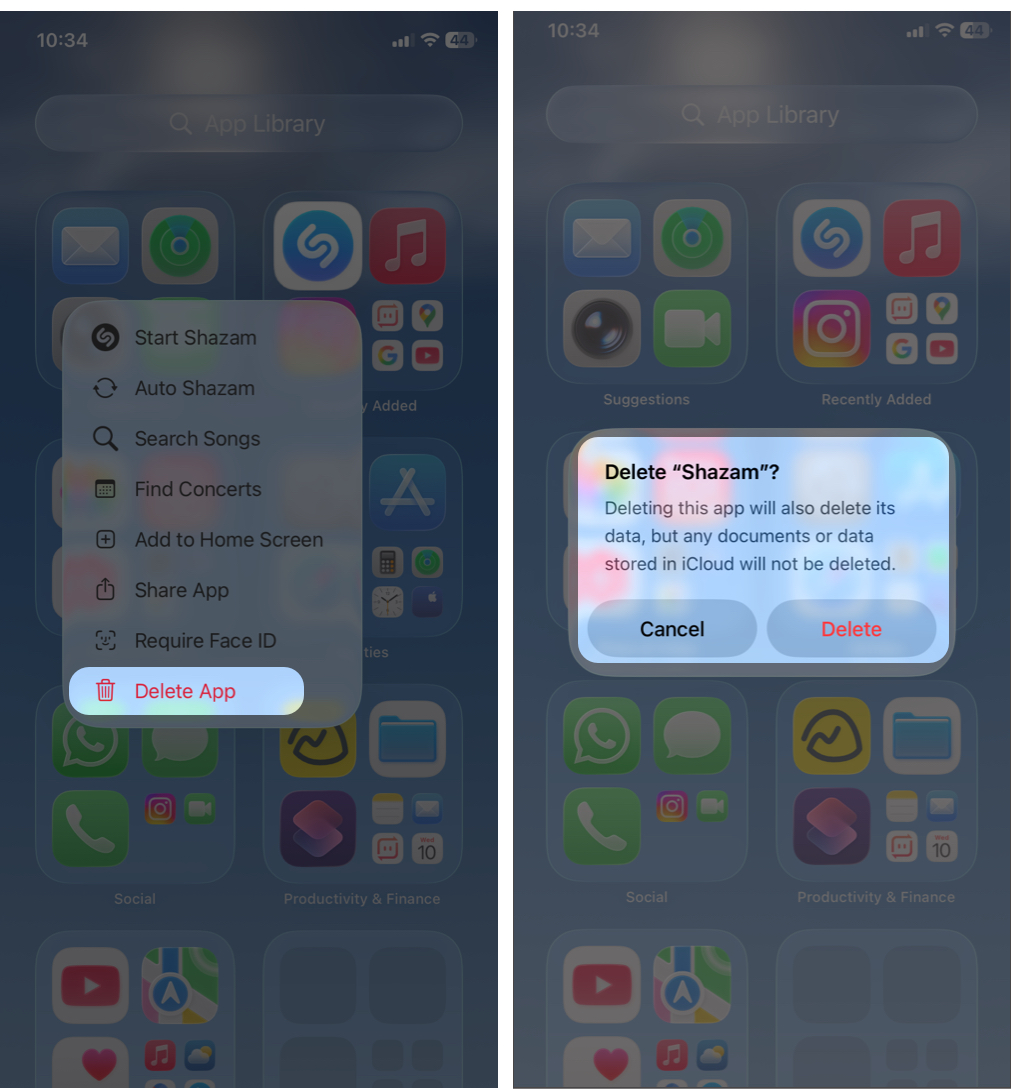 How to Rearrange and Delete iMessage Apps on iPhone or iPad – iGeeksBlog Press and hold the app icon, then tap Delete App and confirm by selecting Delete
