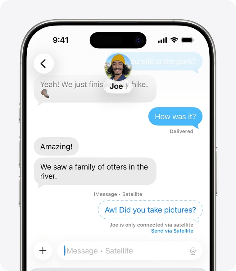How to Send a Text Message via Satellite on iPhone – iGeeksBlog ype and send your message, then tap the Send via Satellite option below the message bubble.