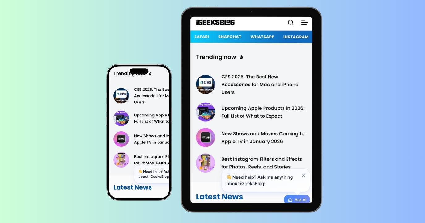 Using Handoff Between iPhone and iPad