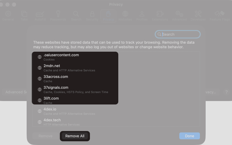 How to Fix Safari Not Working on Mac Clear Safari cache and website data
