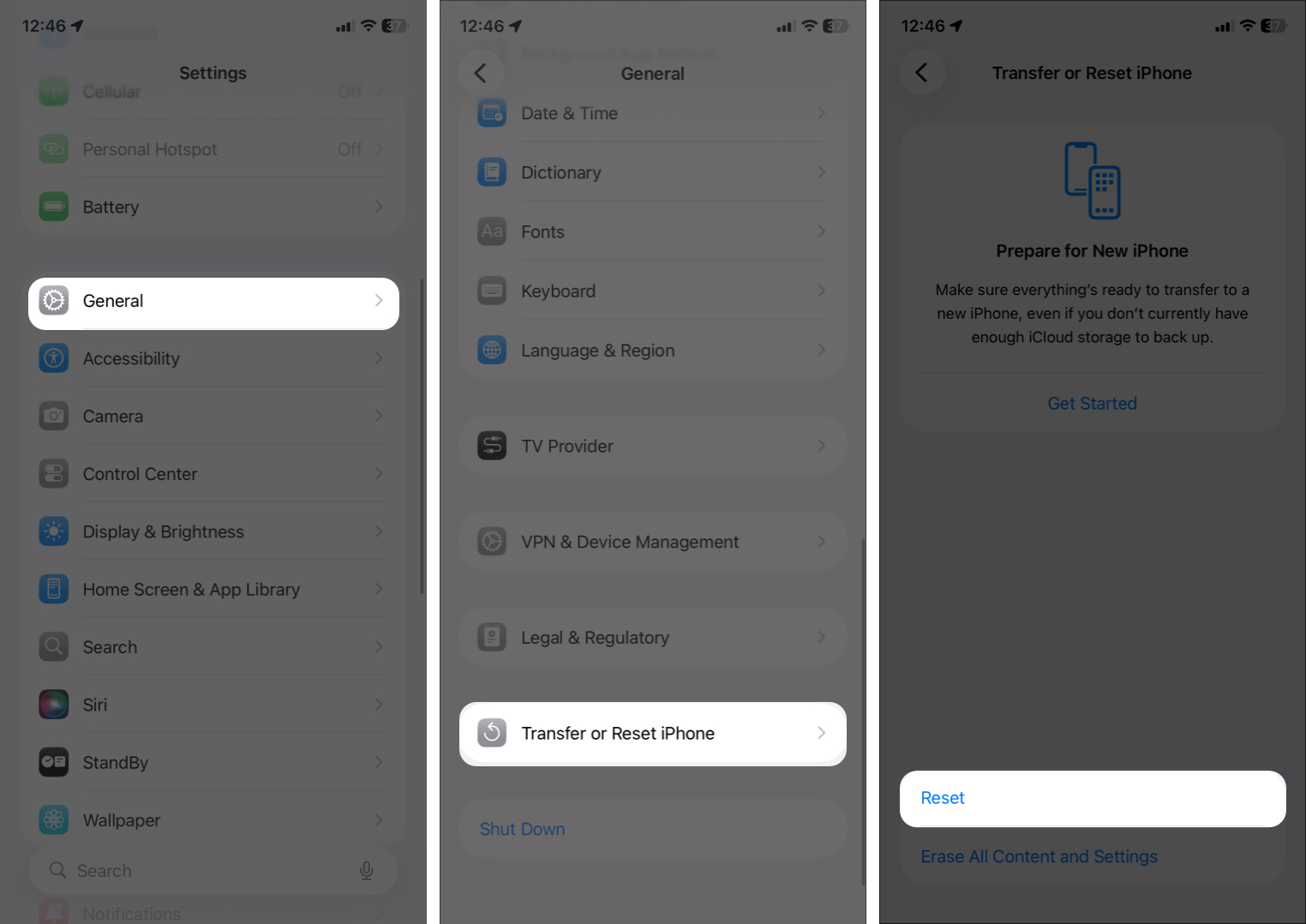 Safari Not Working on iPhone or iPad? Here’s How to Fix It – iGeeksBlog Open Settings and go to General Now Tap On Transfer or Reset iPhone.