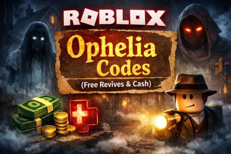 Roblox Ophelia Codes