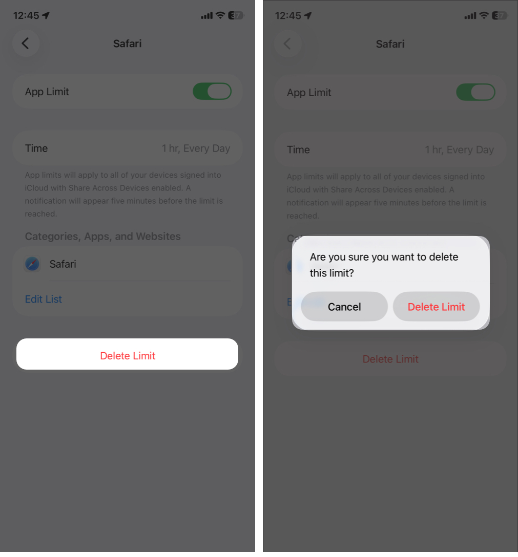 Safari Not Working on iPhone or iPad? Here’s How to Fix It – iGeeksBlog tap Safari and select Delete Limit twice