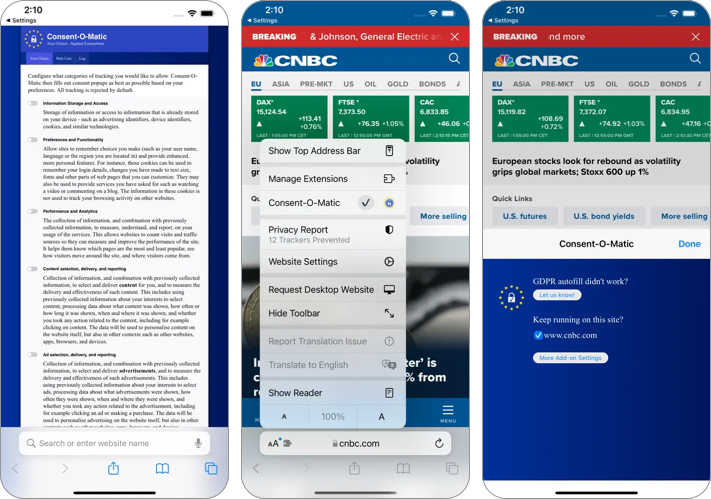 Consent-O-Matic Safari Extensions
