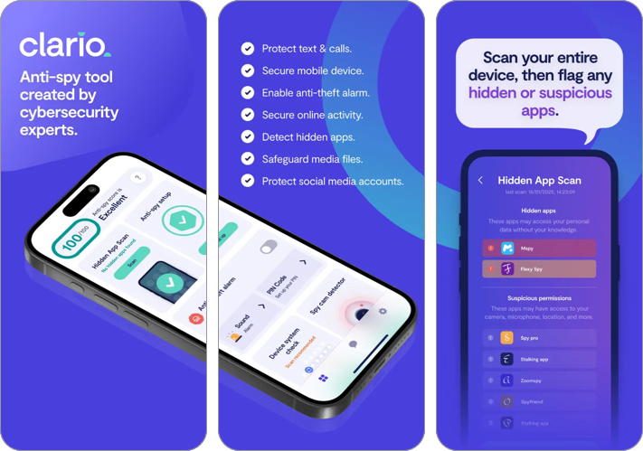 Clario Safari Extensions