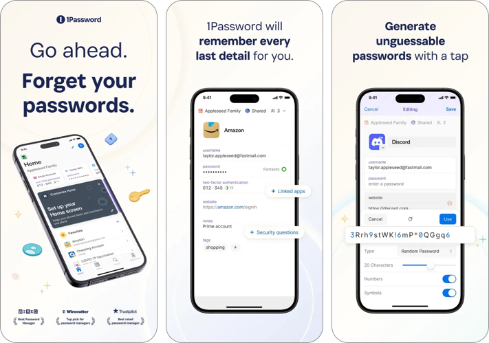 1Password Safari Extensions