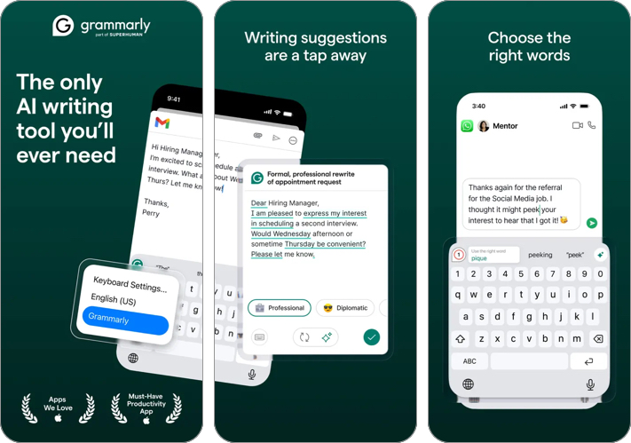 Grammarly Safari Extensions