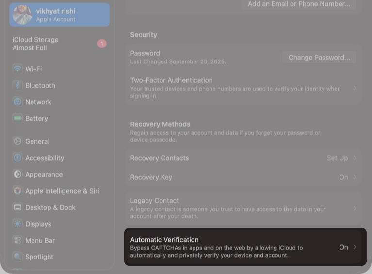 Click Automatic Verification
