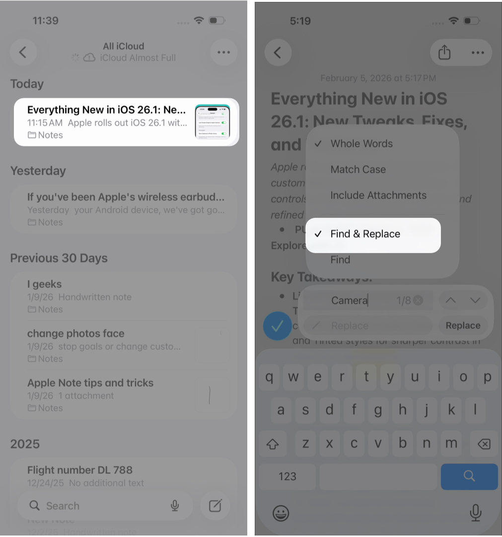 Duplicate the Note Before Bulk Replace