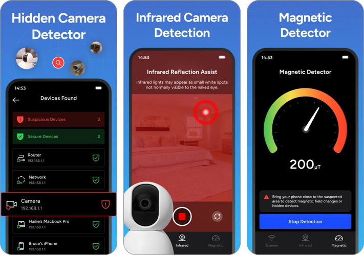 Hidden Camera Detector - Peek