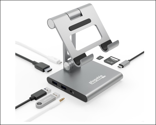 Plugable 8-in-1 USB C Hub