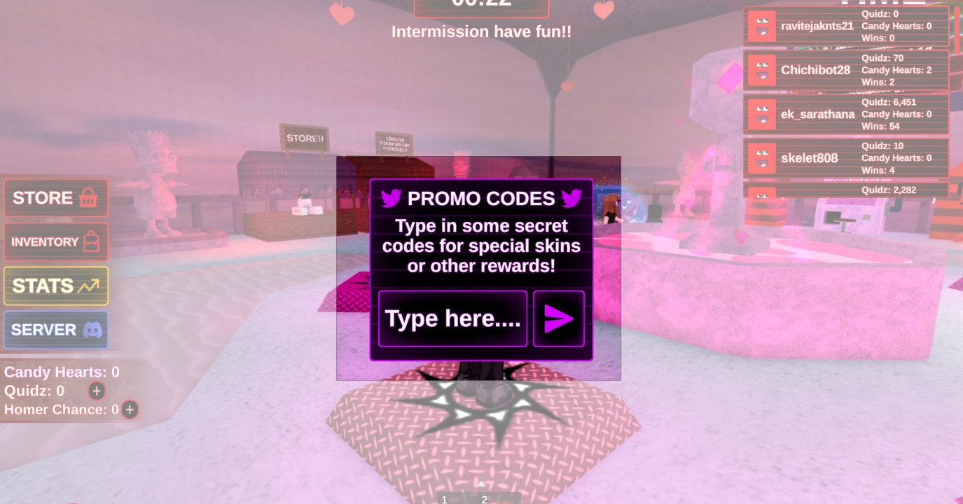 Locating the Purple Rewards or Coupon Icon in Solo Hunters on Roblox.