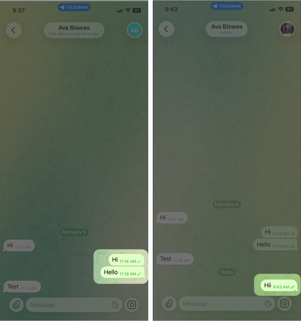 Your Messages Show Only One Check Mark