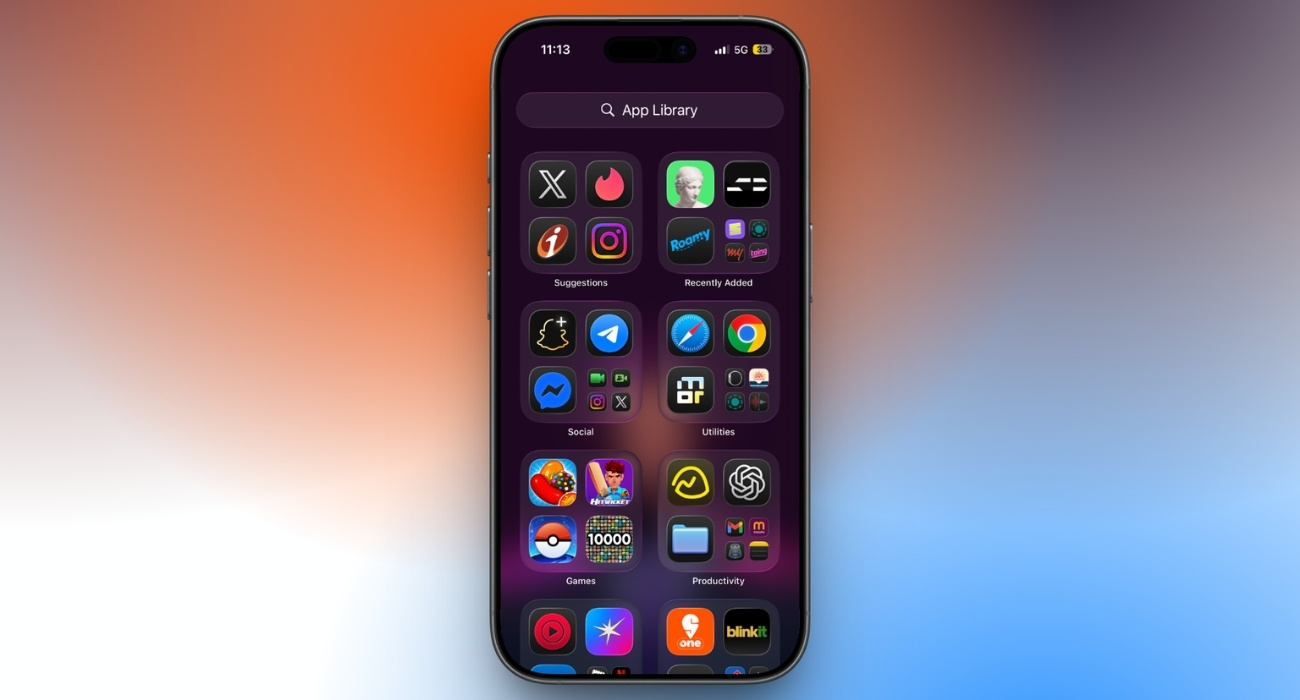 App Library iPhone Feature
