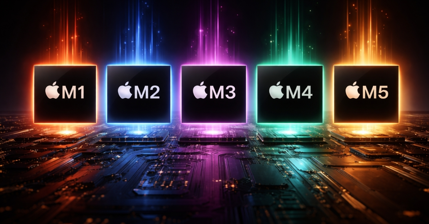 Apple Chip M1 to M5