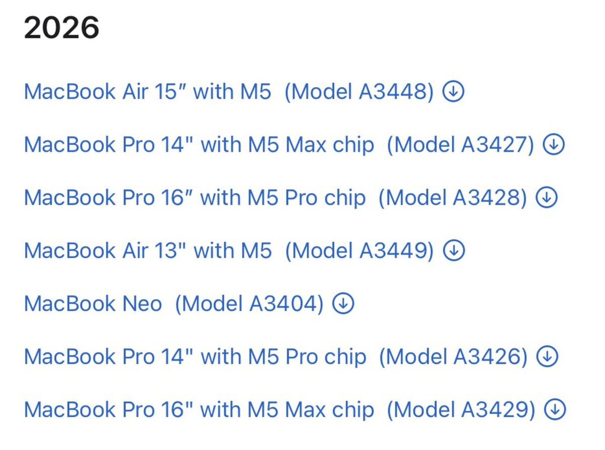 Macbook Neo Apple Leak